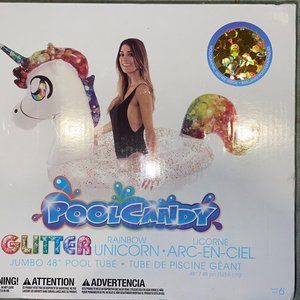 PoolCandy Jumbo 48" Glitter Unicorn